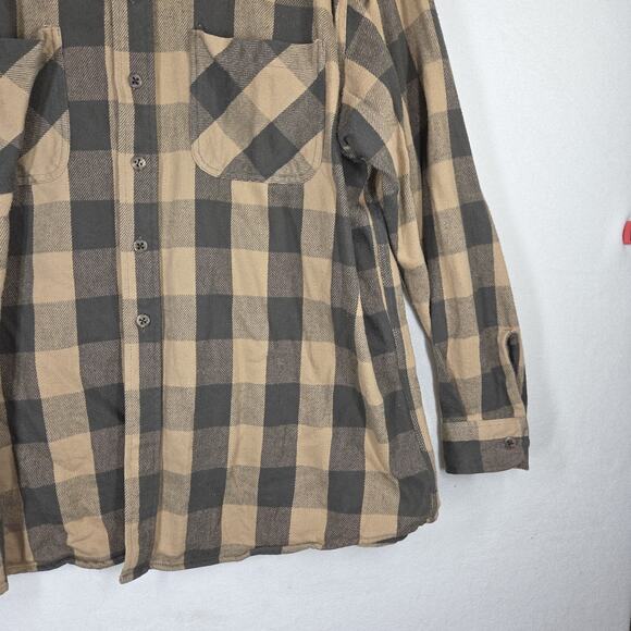 St Johns Bay Shacket Shirt Mens XXLT Flannel Button Up Workwear Heavyweight - Picture 9 of 12